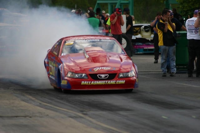 Texas-based Doug Mangrum broke a huge milestone when during the 2001 season he took his ProCharged 1996 Pro 5.0 Mustang GT into the record books by becoming the first racer to break into the 6-second zone with a 6.98 at 200 MPH on a qualifying pass in Atlanta during a Fun Ford Weekend event in April. Mangrum eventually drove his ProCharger F-3RR-equipped Mustang to an incredible 6.47 at 215 MPH in 2005 before retiring from the scene. Photo Credit: ProCharger