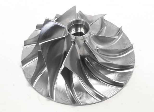 Racing has been advanced by the use of CNC-machined billet impeller technology. 