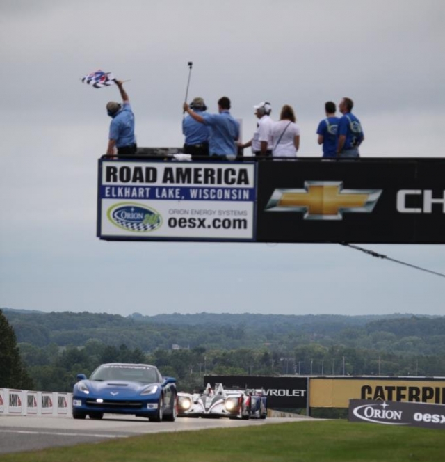 The 2014 C7 Corvette Stingray served as pace car at Road America.