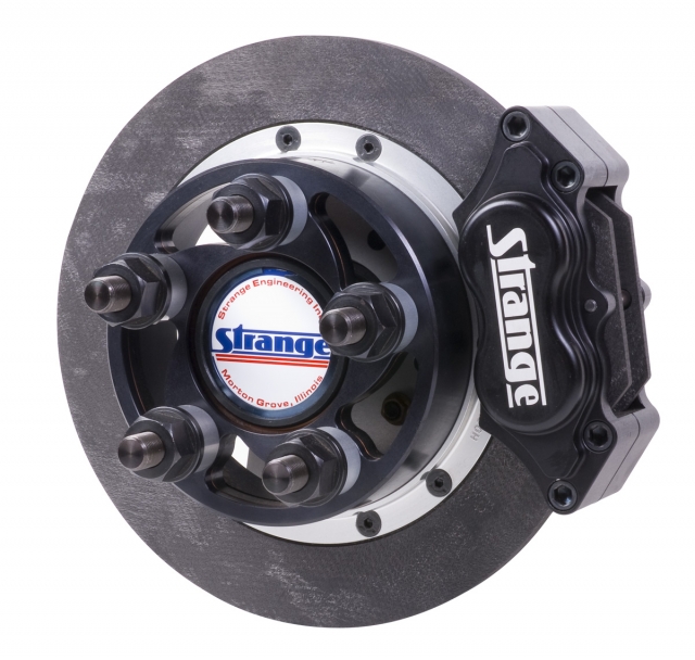 Strange's carbon brake systems are some of the most popular kits in use today by the sport's top race teams. These its come in 10-inch (front), and 11-inch rear (Pro Race and Sportsman), and a 11.5-inch rear for nitro cars.