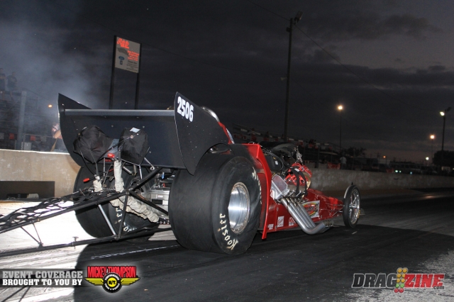Tom Wirth had an opponent broke bye into the Open Outlaw Final. He laid down a 4.22 at 133.