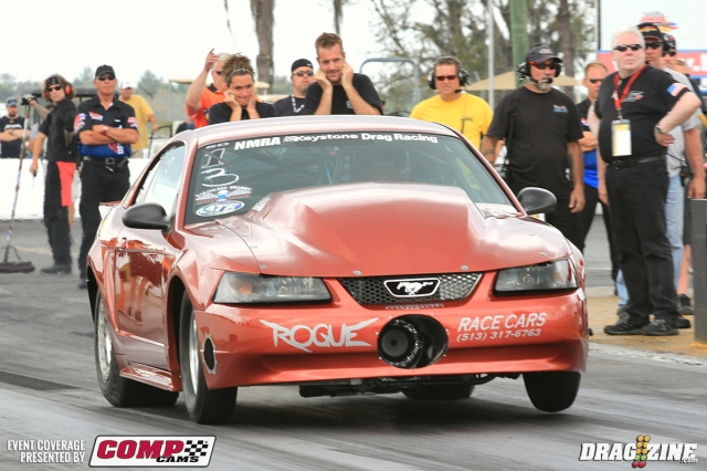 Phil Hines took a loss to Dwayne Barbaree after slowing to a 7.29 at 283 to Barbaree's bracket like 7.13 at 195 MPH.