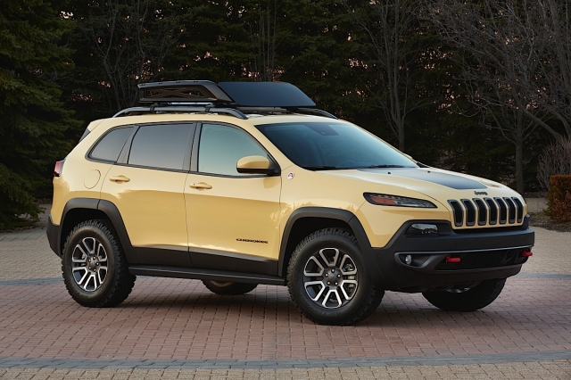 Jeep Cherokee Adventurer is one of six concept vehicles developed by the Jeep® and Mopar brands for the 48th Annual Moab Easter Jeep Safari.