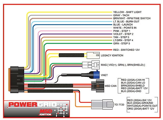 Getting To Know Msd S Power Grid Features, Msd 7al 3 Wiring Diagram